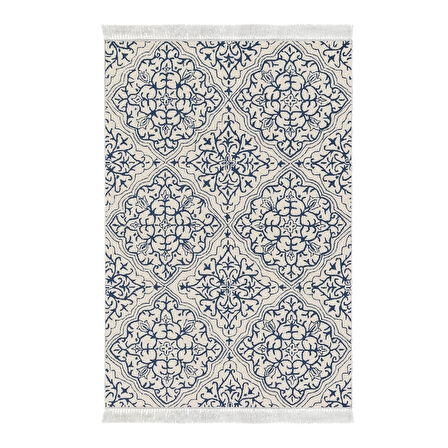 Dekoreko Kaymaz Taban Djt Mutfak Halısı Star Pamuk Saçaklı Modern 1906M