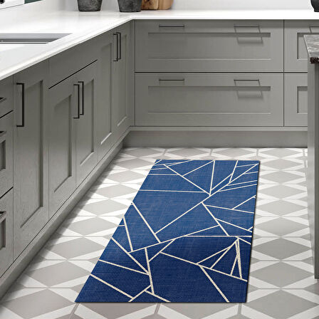 Dekoreko Kaymaz Taban Djt Mutfak Halısı Star Pamuk Modern 717