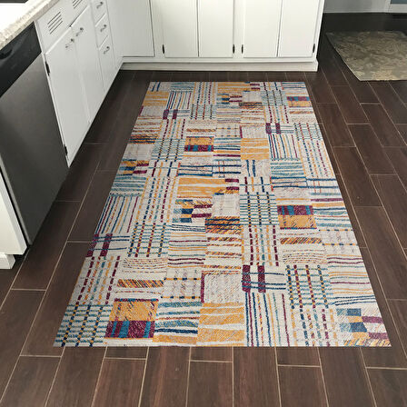 Dekoreko Kaymaz Taban Djt Mutfak Halısı Trend Modern 1937