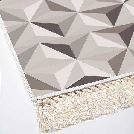 Dekoreko Kaymaz Taban Djt Mutfak Halısı Trend Saçaklı Modern 1944