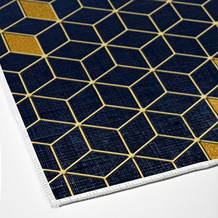 Dekoreko Kaymaz Taban Djt Mutfak Halısı Yıldız Deri Modern 719