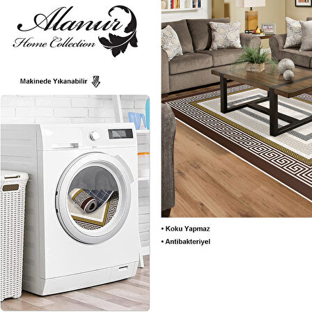 Dekoreko Kaymaz Taban Djt Salon Halısı Star Pamuk Modern 675M