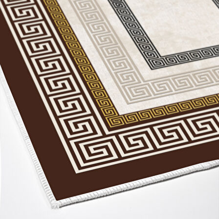 Dekoreko Kaymaz Taban Djt Salon Halısı Star Pamuk Modern 675M