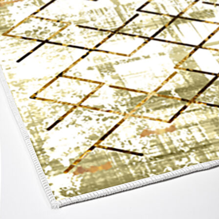 Dekoreko Kaymaz Taban Djt Mutfak Halısı Trend Modern M5026