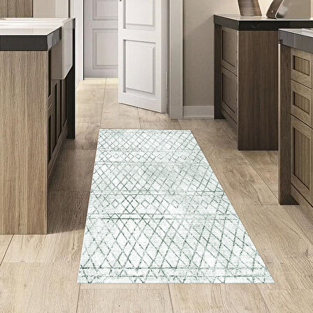 Dekoreko Kaymaz Taban Djt Mutfak Halısı Trend İskandinav F5079