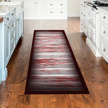 Dekoreko Kaymaz Taban Djt Mutfak Halısı Star Pamuk Modern 1693