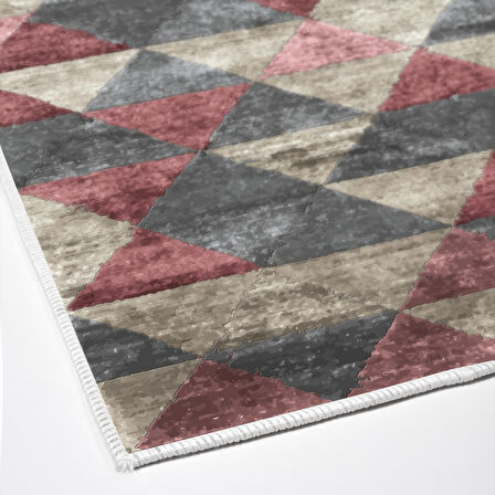 Dekoreko Kaymaz Taban Djt Mutfak Halısı Yıldız Deri İskandinav 661M