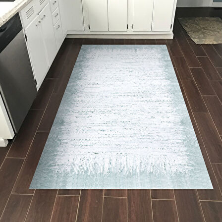 Dekoreko Kaymaz Taban Djt Mutfak Halısı Yıldız Deri Modern 1342