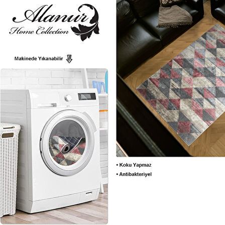 Dekoreko Kaymaz Taban Djt Salon Halısı Star Pamuk İskandinav 661M