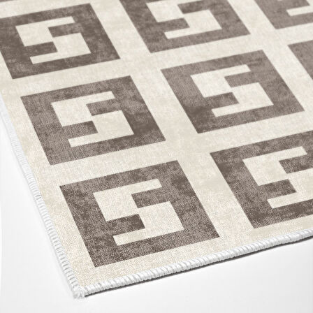 Dekoreko Kaymaz Taban Djt Mutfak Halısı Star Pamuk Modern 606M