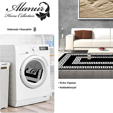 Dekoreko Kaymaz Taban Djt Salon Halısı Star Pamuk Saçaklı Modern 650M