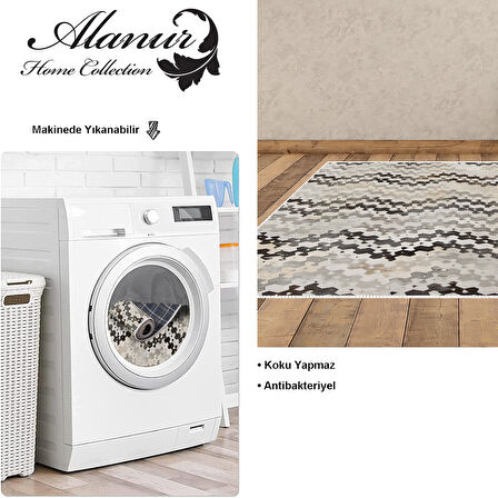 Dekoreko Kaymaz Taban Djt Salon Halısı Star Pamuk Modern 1675