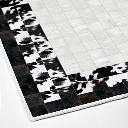 Dekoreko Kaymaz Taban Djt Salon Halısı Star Pamuk Modern 1495