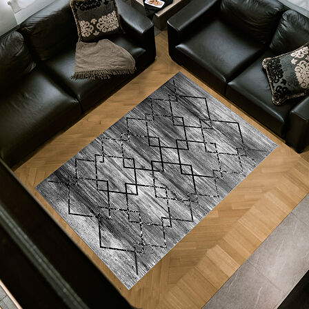 Dekoreko Kaymaz Taban Djt Salon Halısı Trend Modern M5006