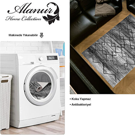 Dekoreko Kaymaz Taban Djt Salon Halısı Trend Modern M5006