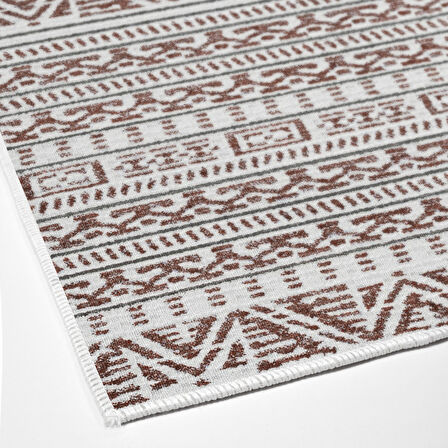 Dekoreko Kaymaz Taban Djt Salon Halısı Yıldız Deri İskandinav F5082