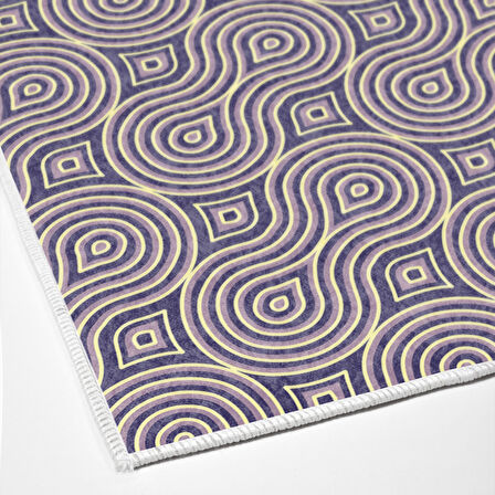 Dekoreko Kaymaz Taban Djt Salon Halısı Star Pamuk Modern 605M