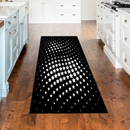 Dekoreko Kaymaz Taban Djt Mutfak Halısı Trend Modern 723