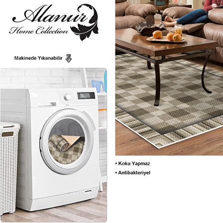 Dekoreko Kaymaz Taban Djt Salon Halısı Yıldız Deri Modern 1913