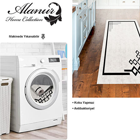 Dekoreko Kaymaz Taban Djt Mutfak Halısı Trend Modern 1919