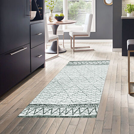 Dekoreko Kaymaz Taban Djt Mutfak Halısı Trend İskandinav F5081