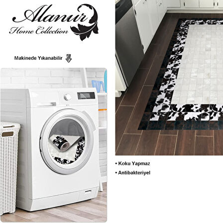 Dekoreko Kaymaz Taban Djt Mutfak Halısı Trend Modern 1495