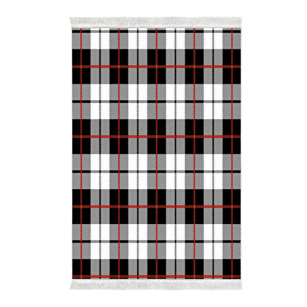 Dekoreko Kaymaz Taban Djt Mutfak Halısı Star Pamuk Saçaklı Modern 750