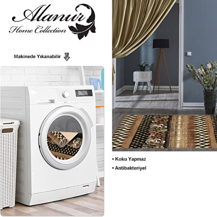 Dekoreko Kaymaz Taban Djt Salon Halısı Yıldız Deri Modern Mu127