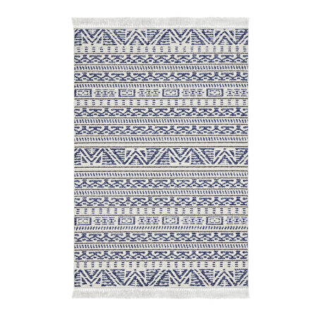 Dekoreko Kaymaz Taban Djt Mutfak Halısı Star Pamuk Saçaklı İskandinav F5082