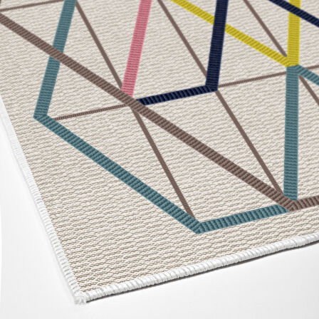 Dekoreko Kaymaz Taban Djt Banyo Halısı Trend Modern P1525