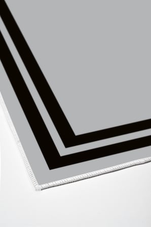 Dijital Baskılı Dikdörtgen Salon Halısı | Kaymaz Yıkanabilir | Keçe Taban | Geometrik | 1696