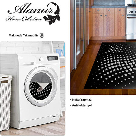 Dekoreko Kaymaz Taban Djt Mutfak Halısı Trend Modern 723