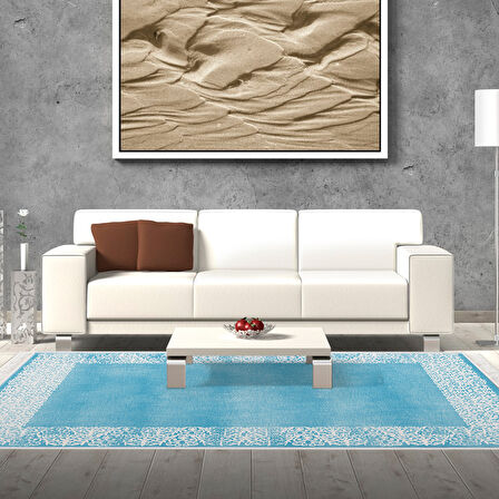 Dekoreko Kaymaz Taban Djt Salon Halısı Trend Saçaklı Modern 1460