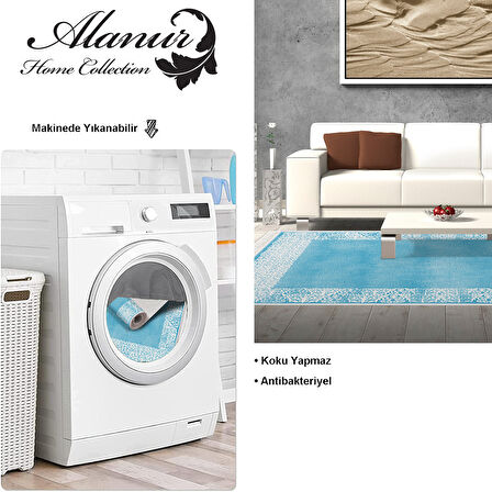 Dekoreko Kaymaz Taban Djt Salon Halısı Trend Saçaklı Modern 1460