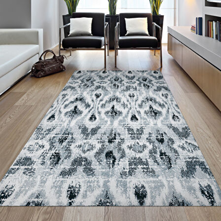 Dekoreko Kaymaz Taban Djt Salon Halısı Yıldız Deri İskandinav F5136