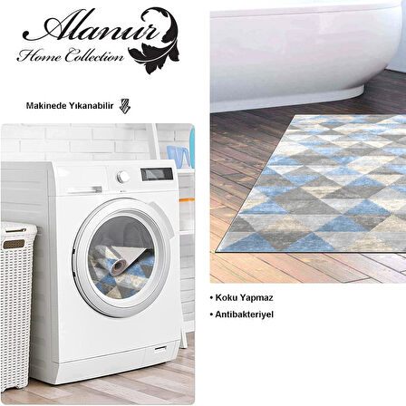 Dekoreko Kaymaz Taban Djt Banyo Halısı Trend İskandinav 661M