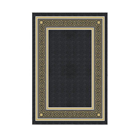 Dekoreko Kaymaz Taban Djt Salon Halısı Yıldız Deri Modern M5140