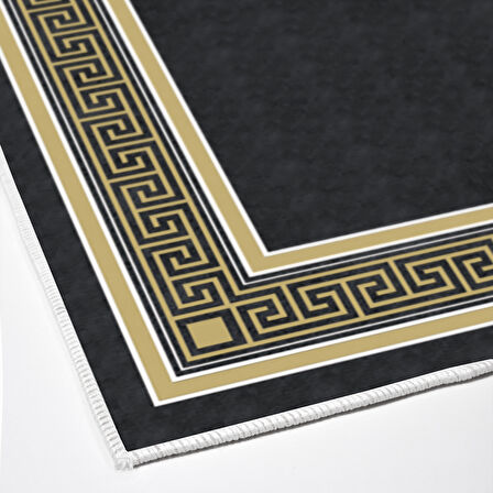 Dekoreko Kaymaz Taban Djt Salon Halısı Yıldız Deri Modern M5140