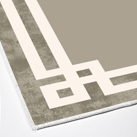 Dekoreko Kaymaz Taban Djt Salon Halısı Yıldız Deri Modern 657M