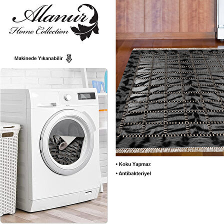 Dekoreko Kaymaz Taban Djt Mutfak Halısı Trend Saçaklı Modern 1906