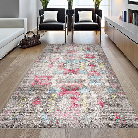 Dekoreko Kaymaz Taban Djt Salon Halısı Trend Modern F5138