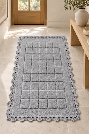Alanur Bodrum Tufting Cotton Pamuklu El Işi Örgülü Paspas 109 (80 x 135 cm)