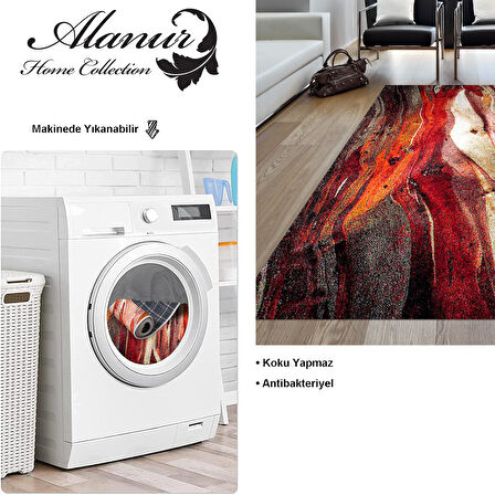 Dekoreko Kaymaz Taban Djt Salon Halısı Star Pamuk Modern S5050