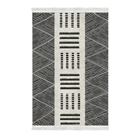 Dekoreko Kaymaz Taban Djt Mutfak Halısı Trend Saçaklı İskandinav M1282