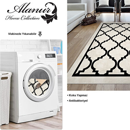 Dekoreko Kaymaz Taban Djt Salon Halısı Yıldız Deri Modern 688M