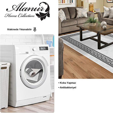 Dekoreko Kaymaz Taban Djt Salon Halısı Trend Modern 626M