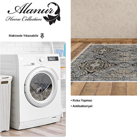 Dekoreko Kaymaz Taban Djt Salon Halısı Star Pamuk Modern 659M