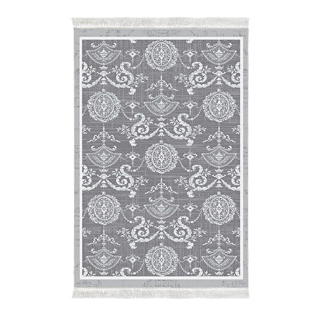 Dekoreko Kaymaz Taban Djt Mutfak Halısı Star Pamuk Saçaklı Modern 1861M