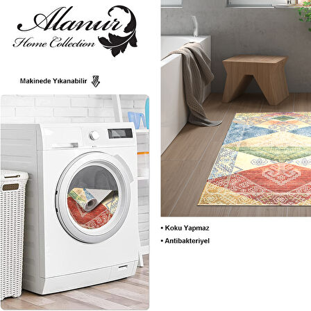Dekoreko Kaymaz Taban Djt Banyo Halısı Trend İskandinav S5047
