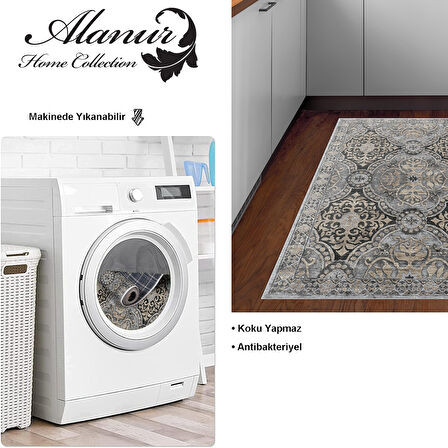 Dekoreko Kaymaz Taban Djt Mutfak Halısı Star Pamuk Modern 659M